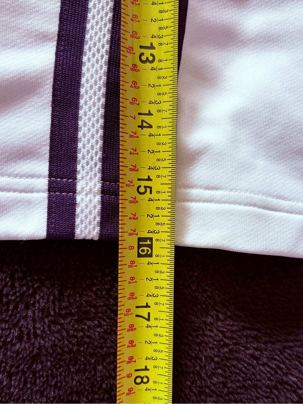 Adidas ClimaLite Y2K rare centered 3 stripes white tennis golf skirt skort L VGC - Picture 8 of 8